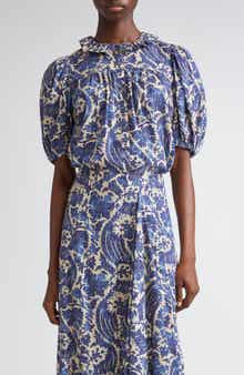 Amari Floral Cotton Button-Up Shirt