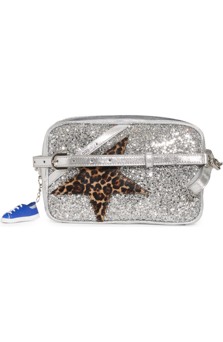 Golden Goose Star Genuine Calf Hair & Leather Camera Bag, Main, color,