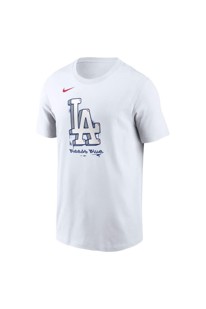 Men's Nike White Los Angeles Dodgers Local Hometown T-Shirt, Alternate, color, White