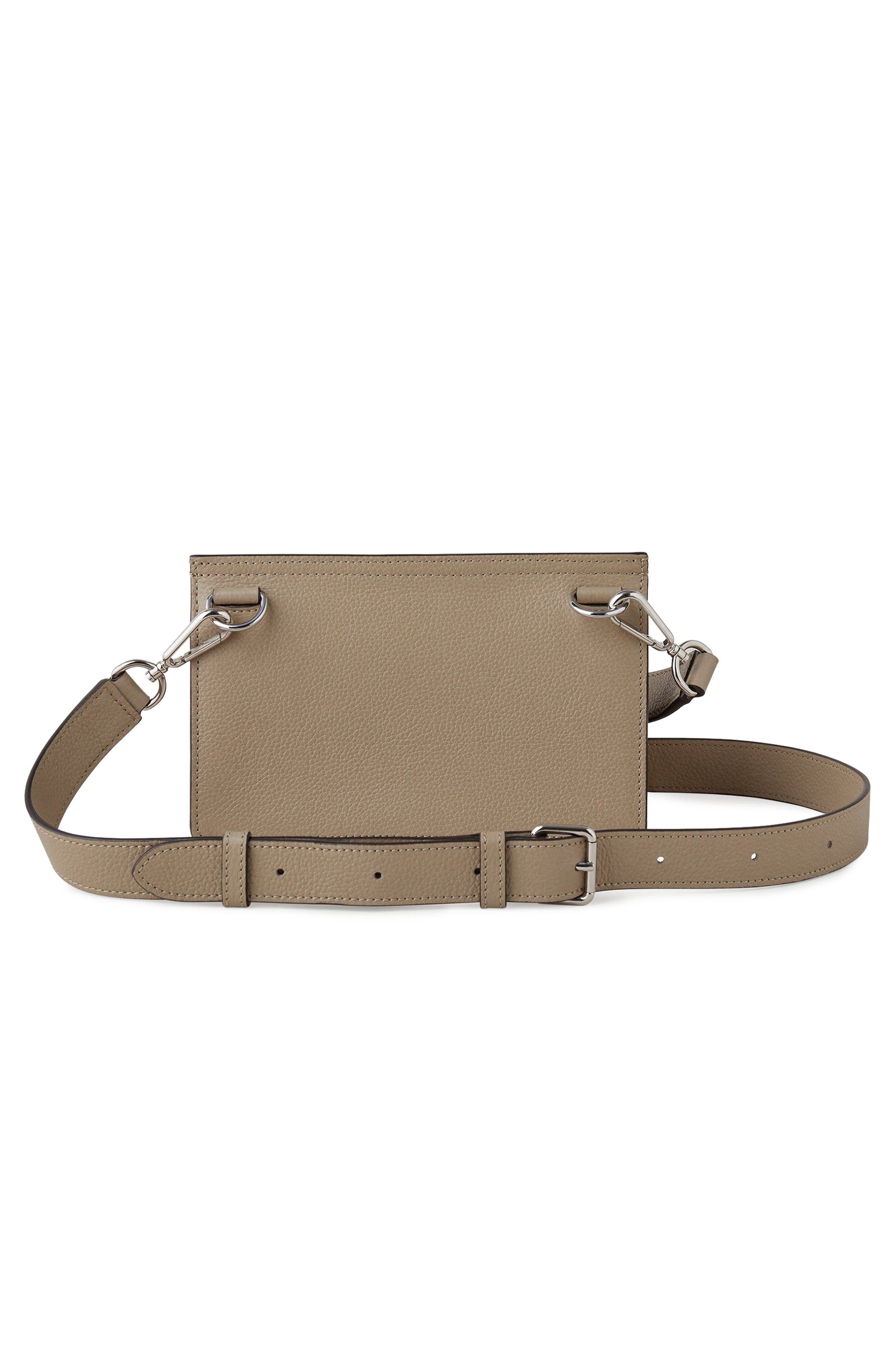 East/West Antony Leather Crossbody Bag, Alternate, color, DUNE