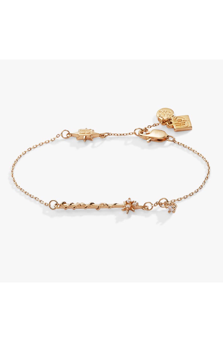 Alex and Ani Harry Potter<sup>™</sup> Hermione Wand Bracelet, Main, color, Gold