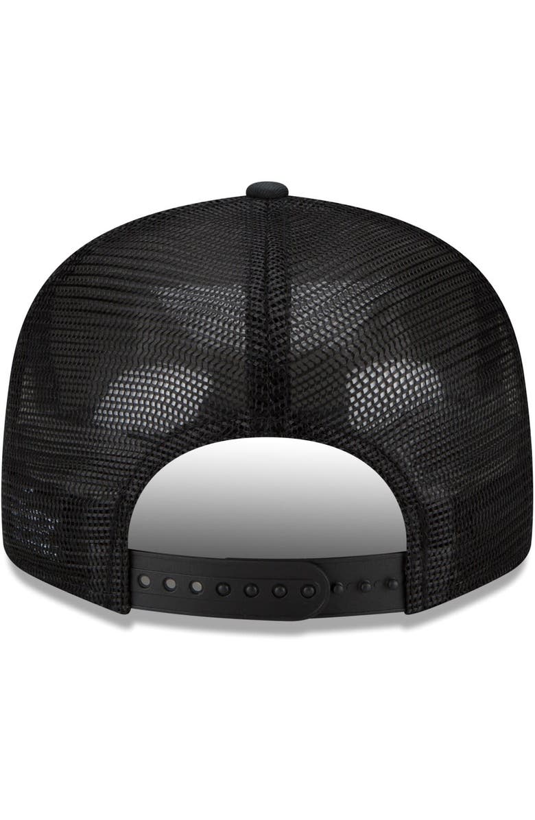 New Era Men's New Era Camo Philadelphia Eagles Woodland Trucker 2.0 9FIFTY Snapback Hat, Alternate, color, 