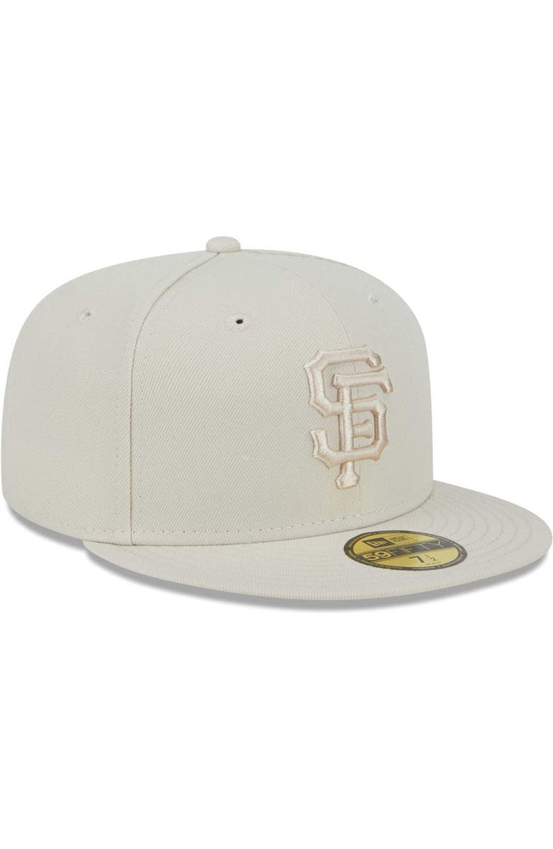 New Era Men's New Era Khaki San Francisco Giants Tonal 59FIFTY Fitted Hat, Alternate, color, 