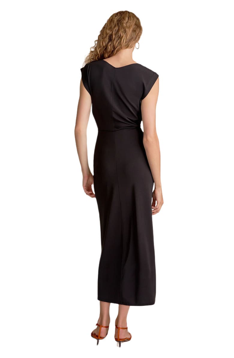 M.M.LaFleur Zita Light Jersey Dress, Alternate, color, Black