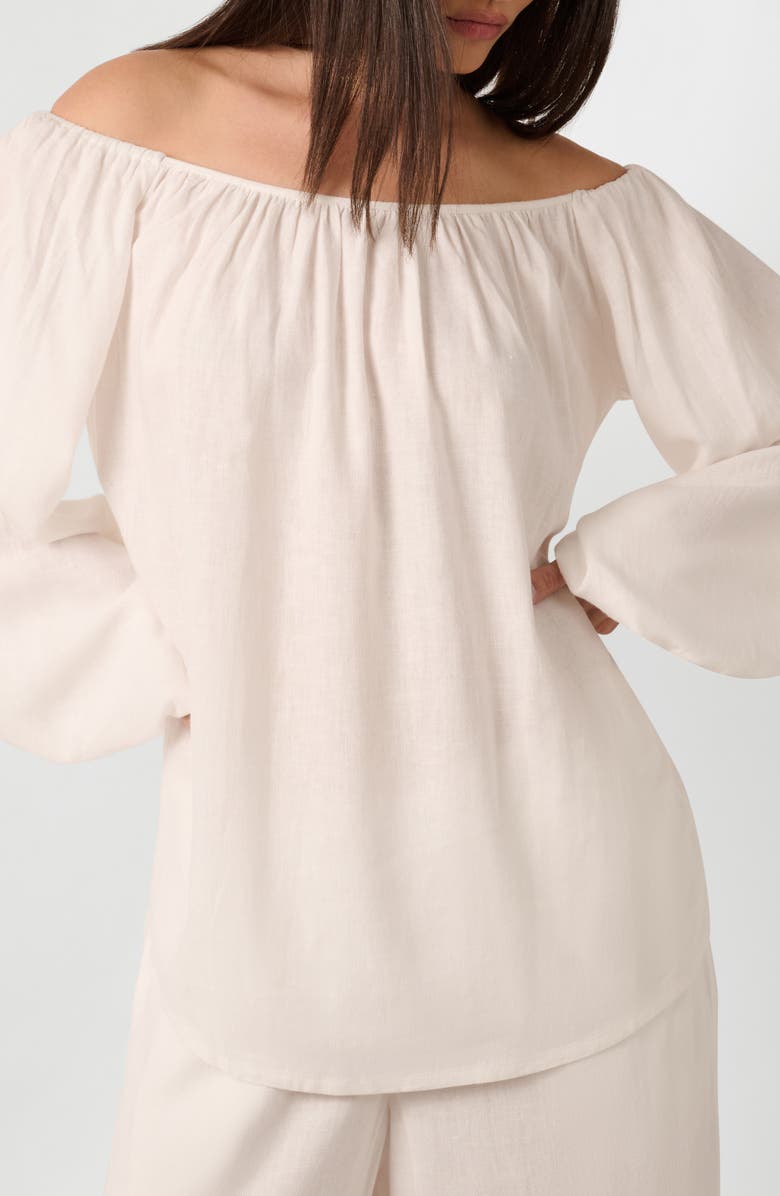 WeWoreWhat Off the Shoulder Top, Main, color, 