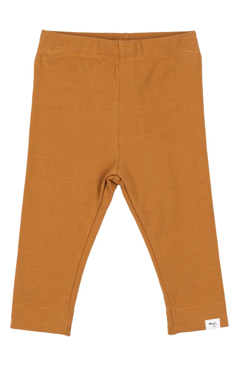 MILES THE LABEL Stretch Organic Cotton Knit Leggings, Main, color, 