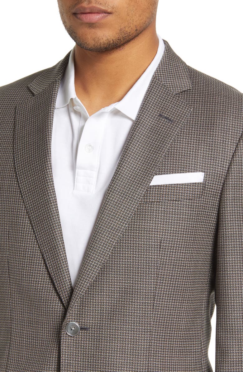 BOSS Hugo Boss Hutson Slim Fit Plaid Wool Sport Coat, Alternate, color, 