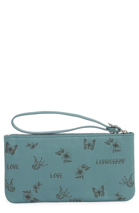Le Pliage Cuir Tattoo Wristlet