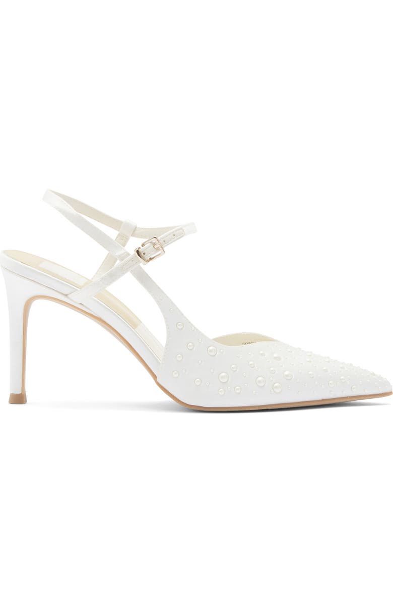 Dolce Vita Karly Embellished Pump, Alternate, color, White Crystal Satin
