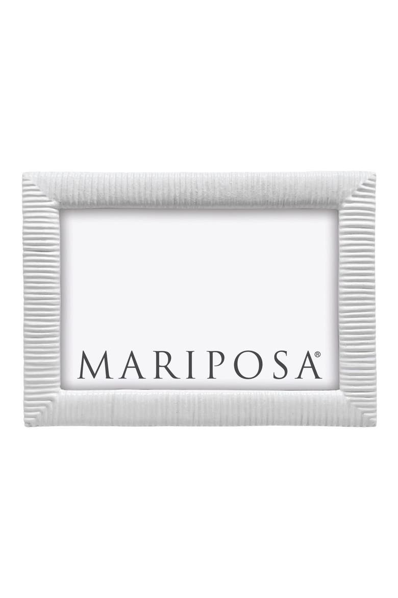 Woven Texture 4 x 6-Inch Picture Frame, Alternate, color, WHITE