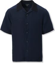 rag & bone Avery Slub Camp Shirt