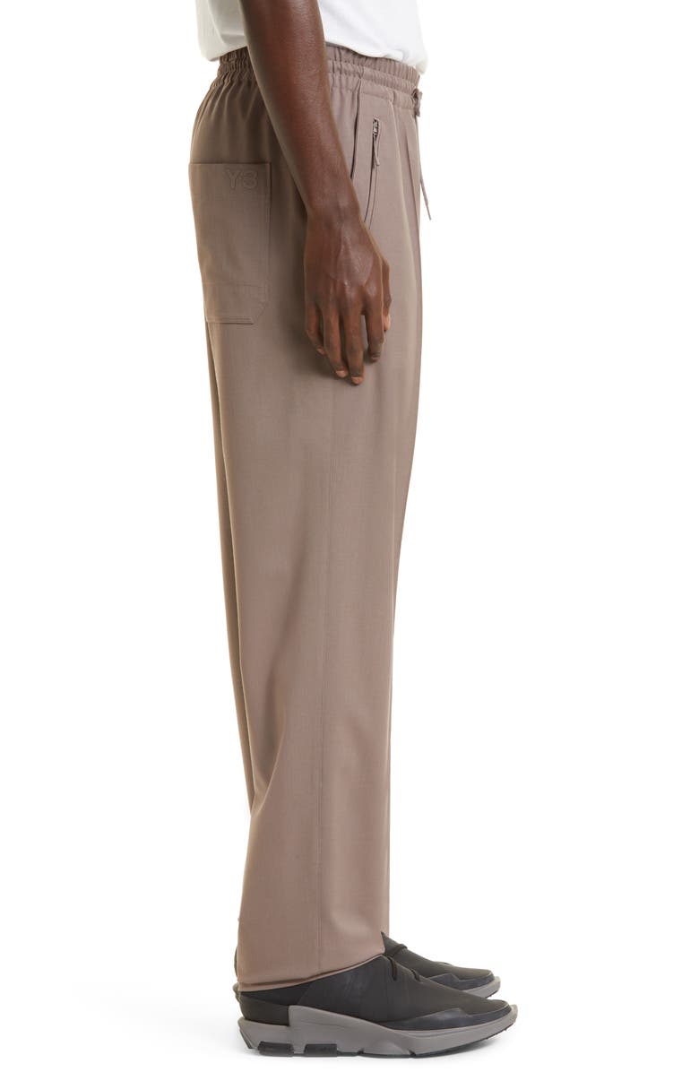 Y-3 Pintuck Seam Plain Weave Joggers, Alternate, color, 