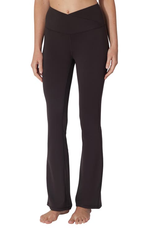 Crossover Flared Leggings