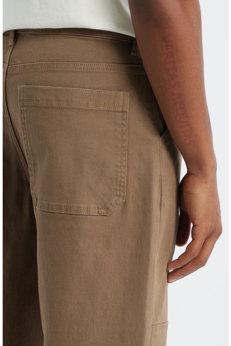 Relaxed Twill Workwear Pants, Alternate, color, BROWN SHIITAKE