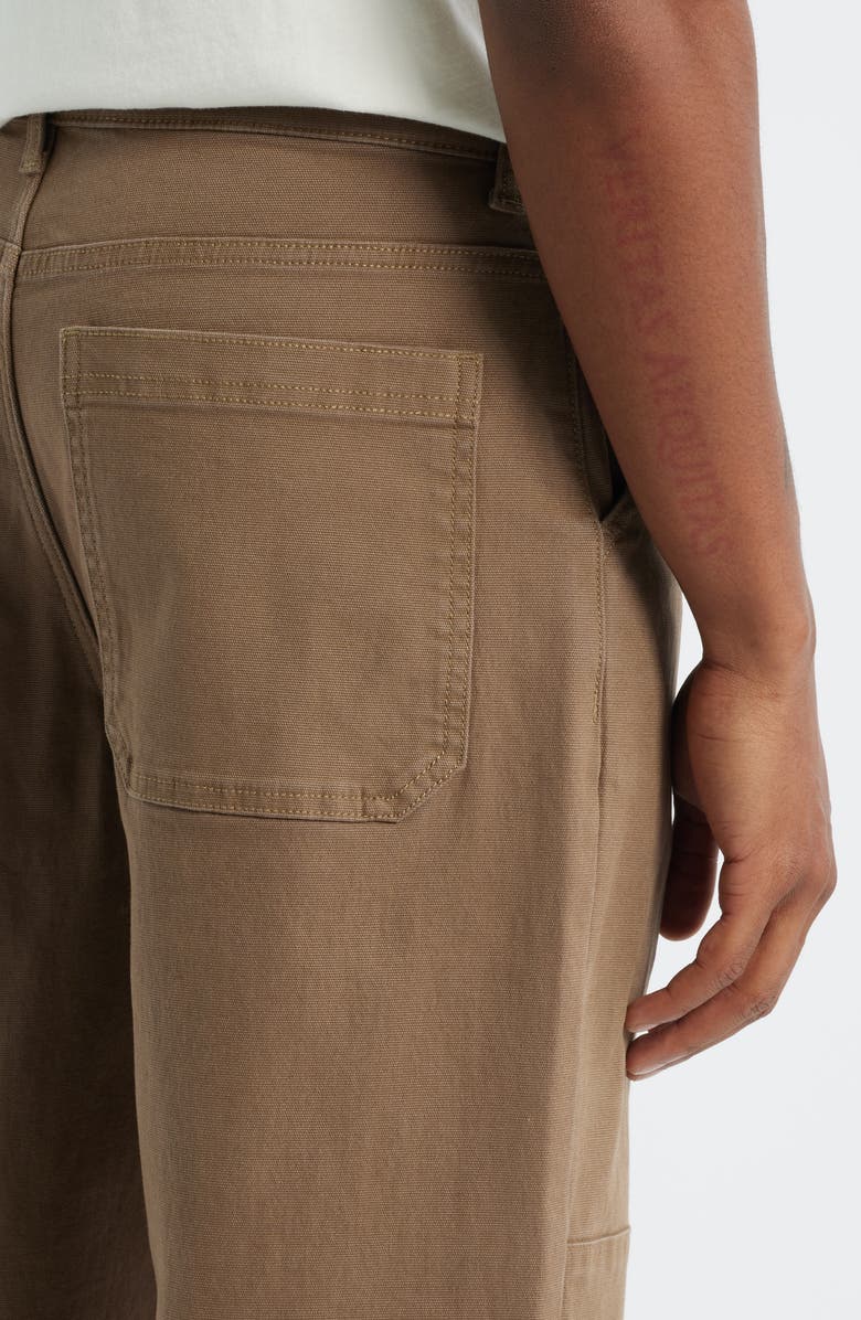 BP. Relaxed Twill Workwear Pants, Alternate, color, Brown Shiitake