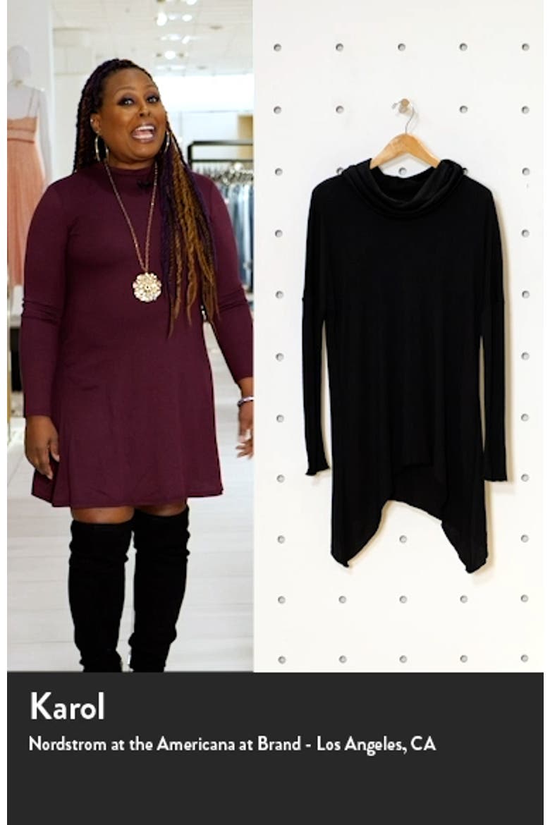 Slouchy Cowl Neck Top video