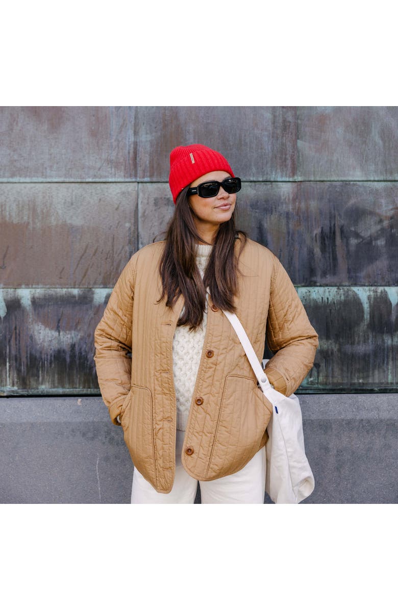 Turtle Fur Wool Polly Winter Beanie, Alternate, color, Black