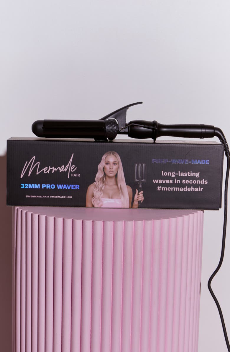 Mermade Hair 1.25-Inch Pro Waver Hair Iron, Alternate, color, Black