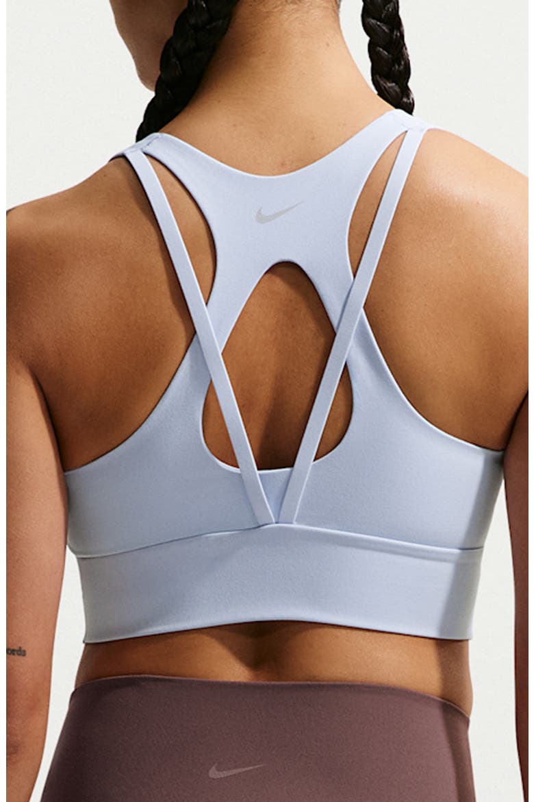 Zenvy Light-Support Sports Bra, Alternate, color, HYDROGEN BLUE/ COOL GREY