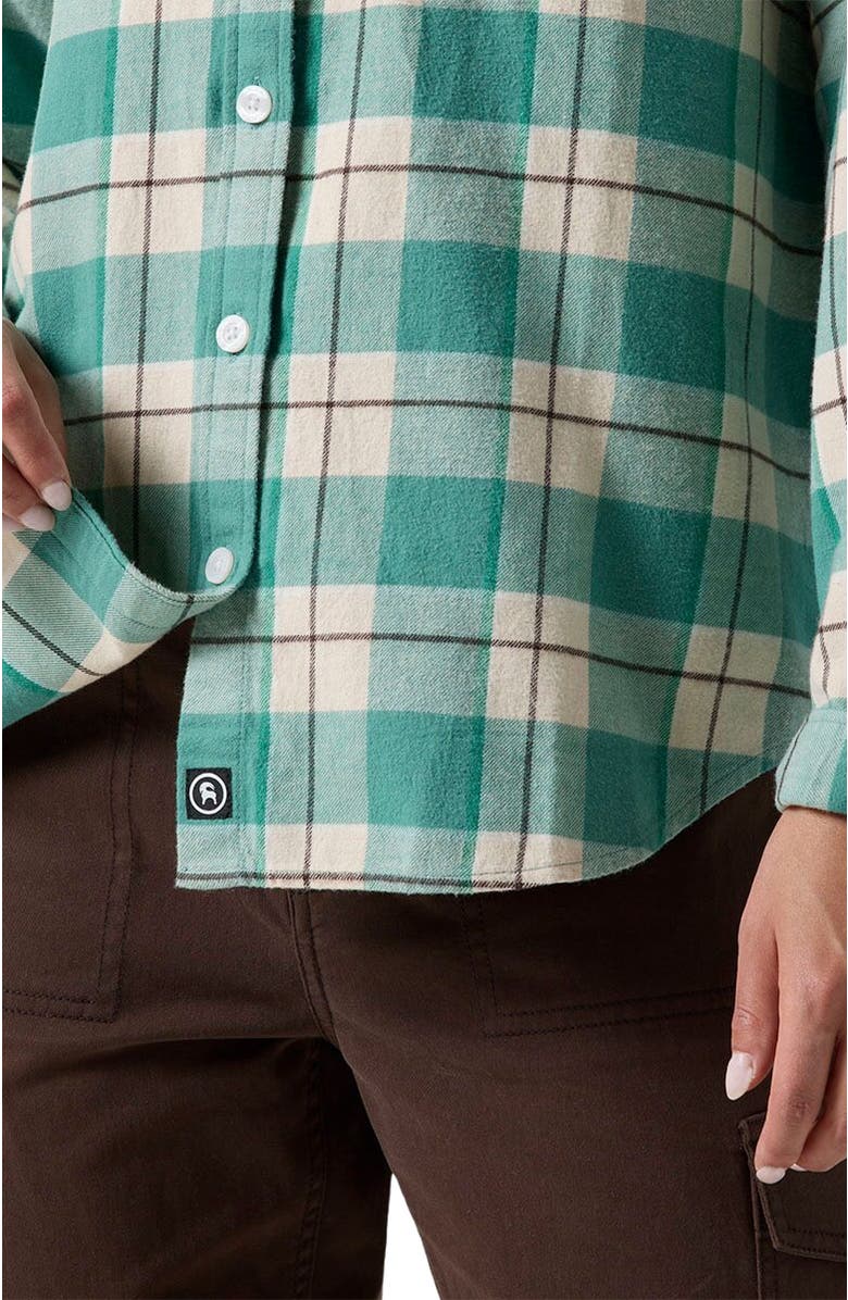 Backcountry Venture Classic Flannel Shirt - Women's, Alternate, color, Egret Drifter Plaid