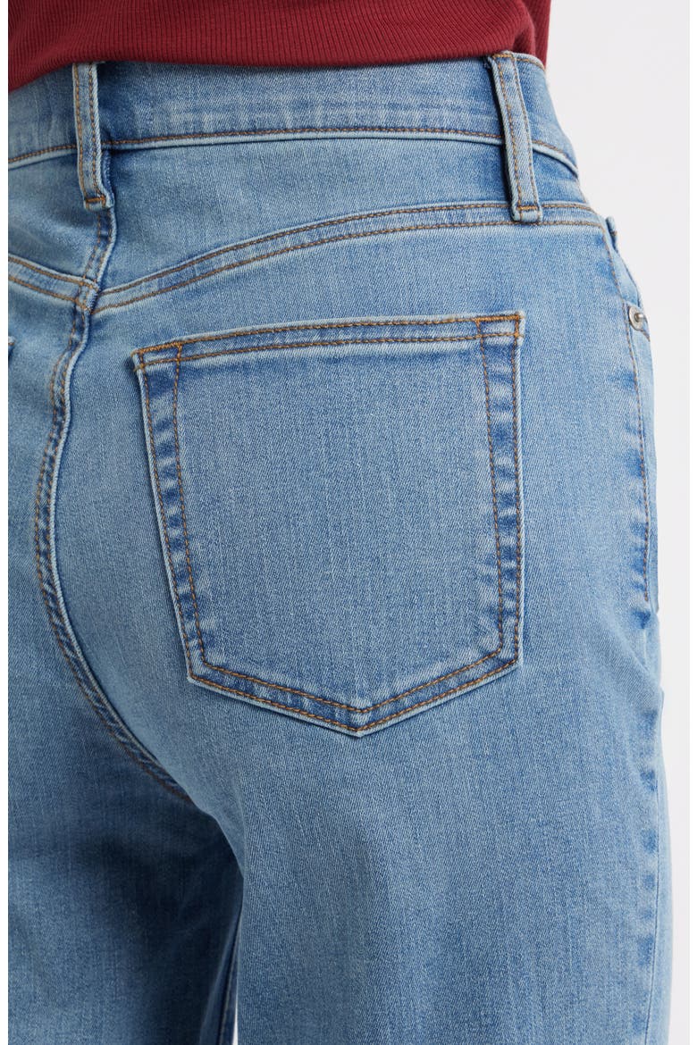 Le Sleek High Waist Ankle Straight Leg Jeans, Alternate, color, VEGA RAW AFTER