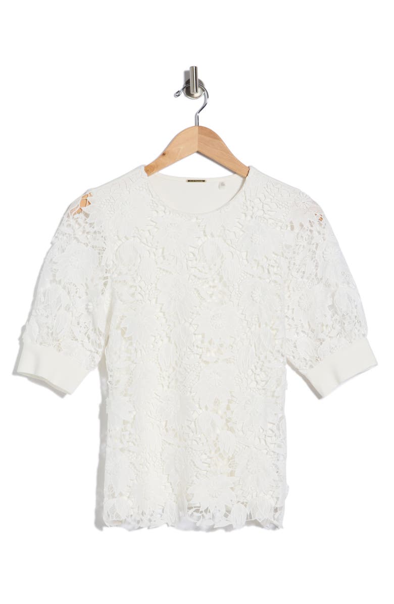 Elie Tahari The Estella Lace Top, Main, color, 