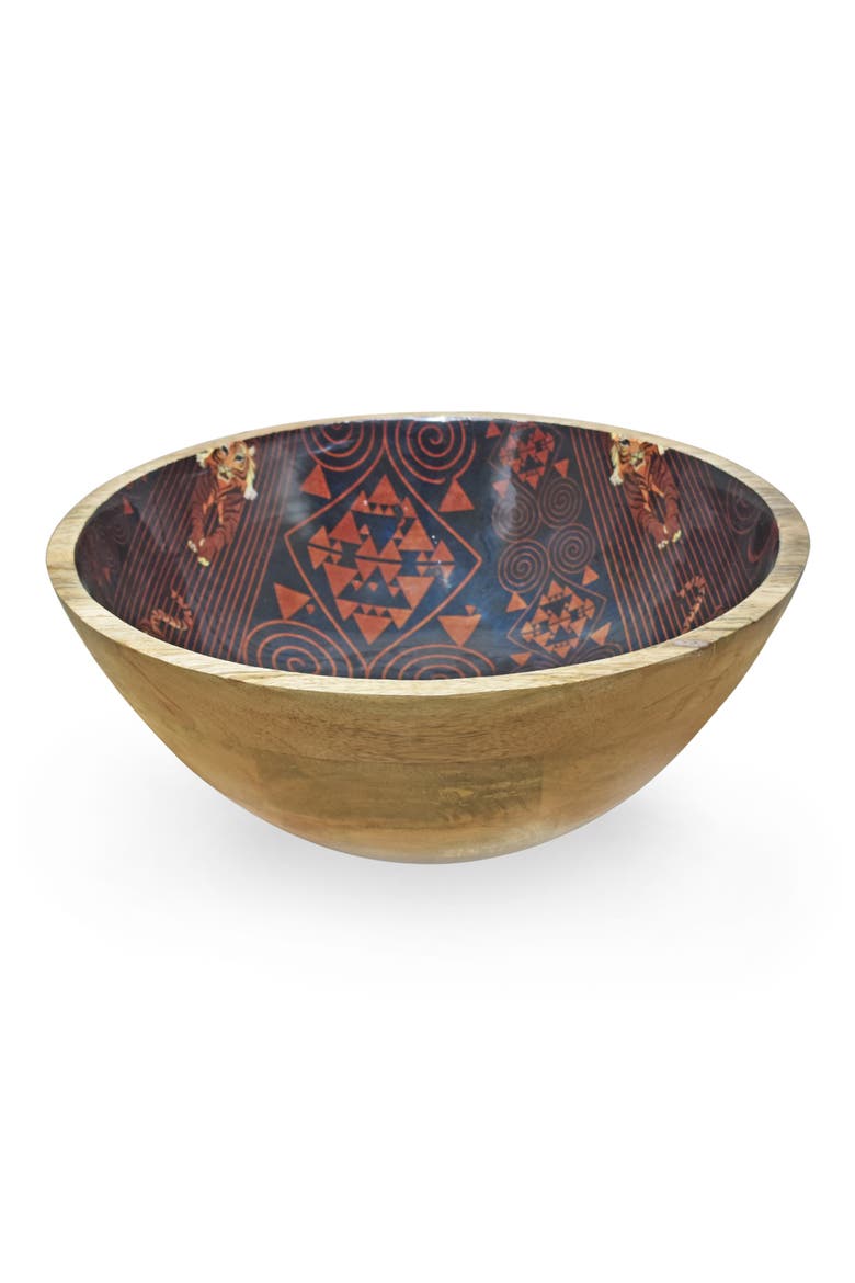 Moon Horse 3-Piece Salad Set, Alternate, color, BROWN