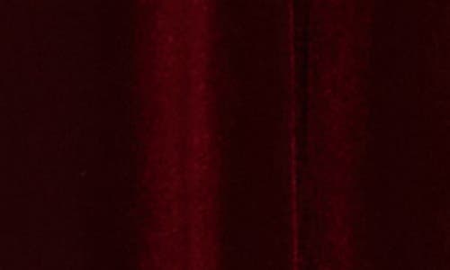 Love By Design Mock Neck Sleeveless Velvet Maxi Dress In Burgundy
