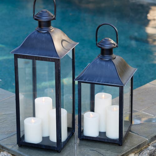 Napa Home & Garden Coach House 23in Outdoor Lantern In Black