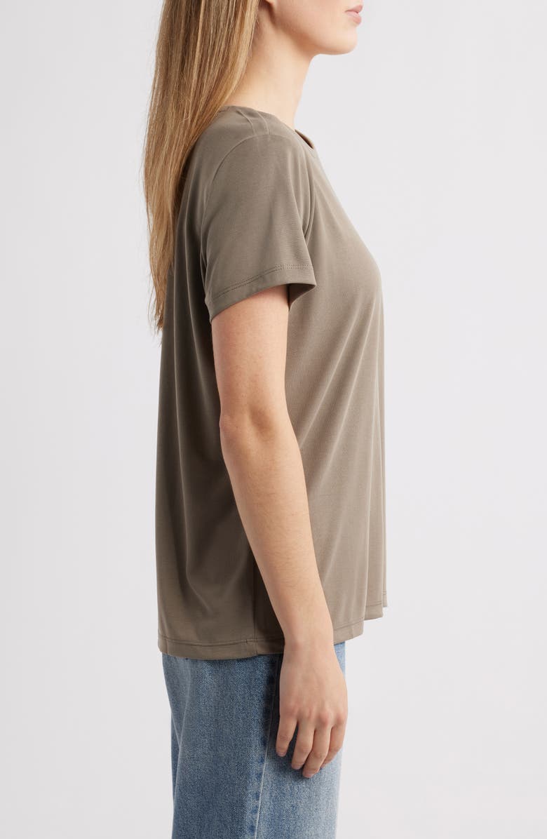 Mavi Jeans Crewneck Tencel<sup>®</sup> Lyocell Blend T-Shirt, Alternate, color, Morel