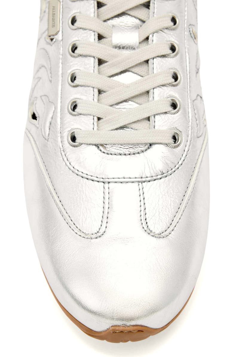 AllSaints Liam Western Sneaker, Alternate, color, Silver Shine