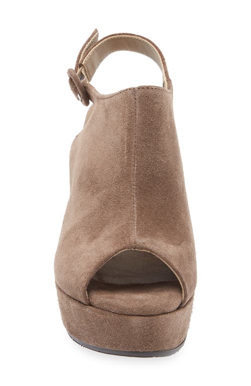 Cordani Tess Slingback Platform Sandal In Brown