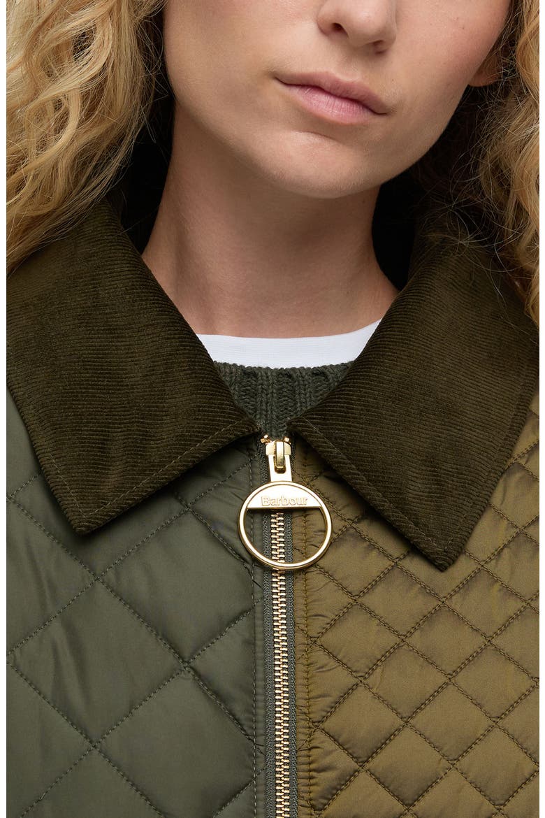 Danby Patchwork Quilted Jacket, Alternate, color, GOLDEN OLIVE/ ANCIENT TARTAN