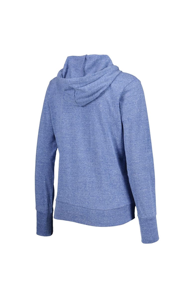 TOUCH BY ALYSSA MILANO Women's Touch Royal Texas Rangers Training Camp Tri-Blend Full-Zip Hoodie, Alternate, color,