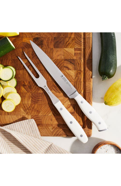 Henckels Cutlery Forged Accent Carving 2-piece Set In White