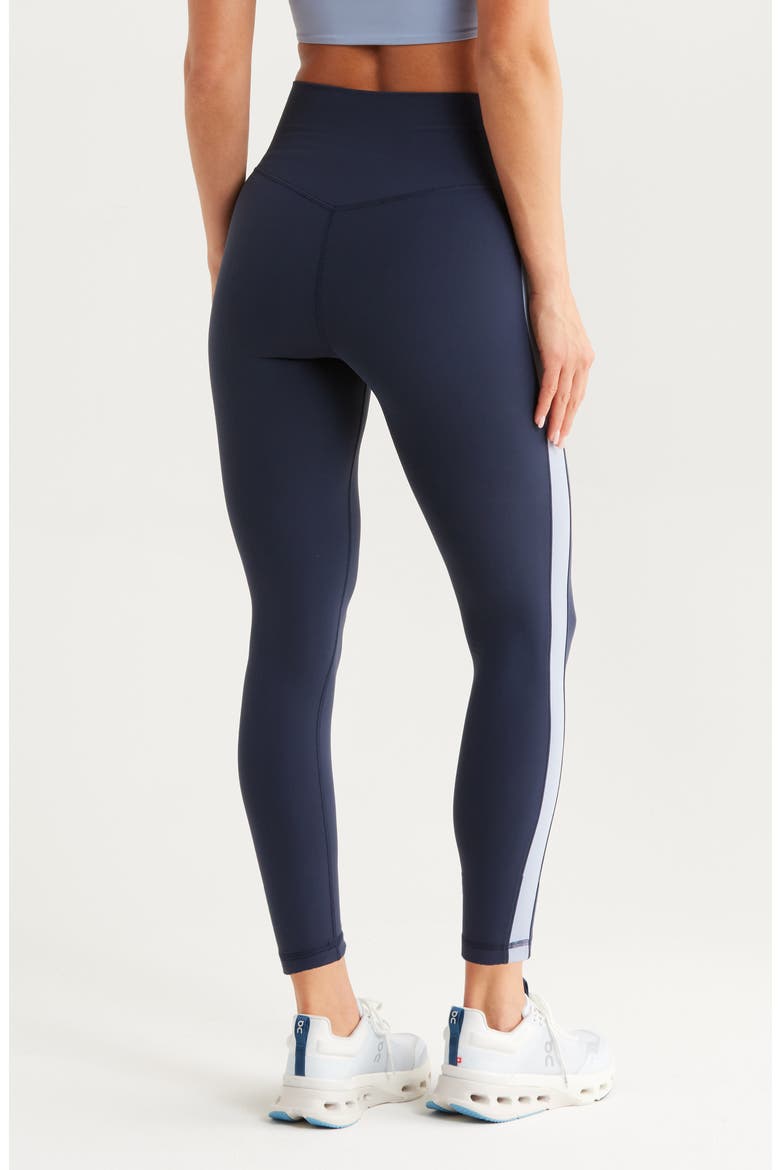 Studio Luxe Colorblock High Waist 7/8 Leggings, Alternate, color, NAVY SAPPHIRE - BLUE