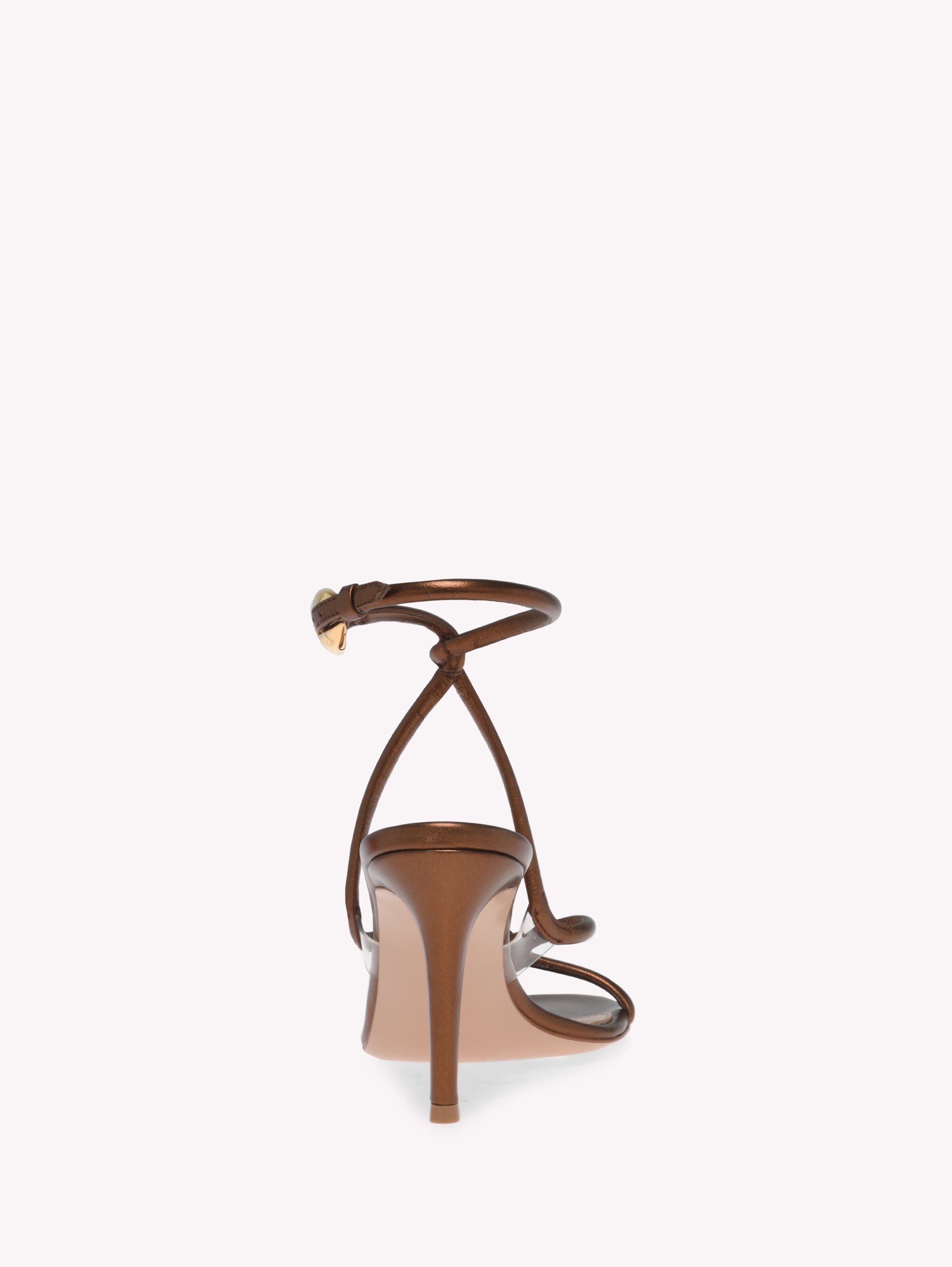 Gianvito Rossi Jungle Mamba 85 Sandals, Alternate, color, Metallic Brown