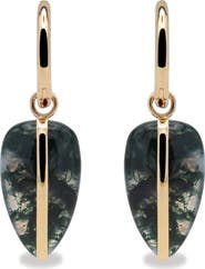BY PARIAH Pebble Drop Hoop Earrings