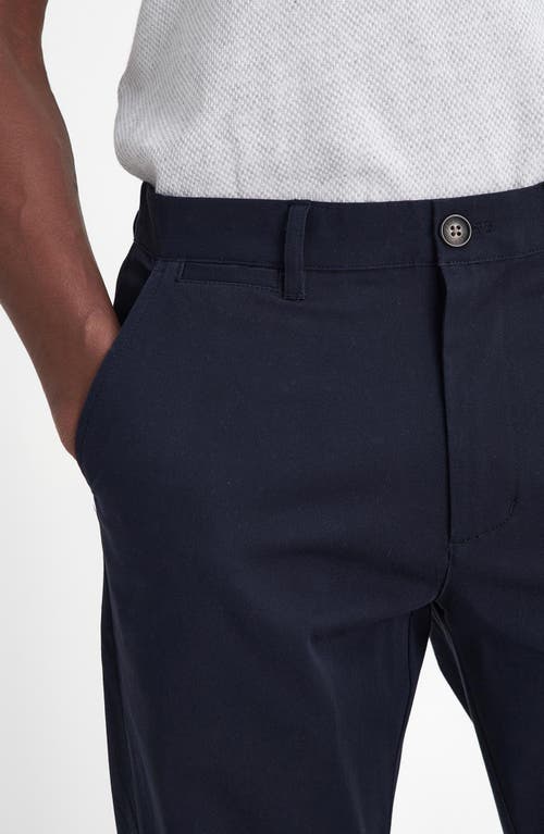 Barbour Men's Tailored-fit Comfort Stretch Trousers In Dark Navy