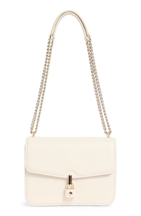 locket small grain leather shoulder bag