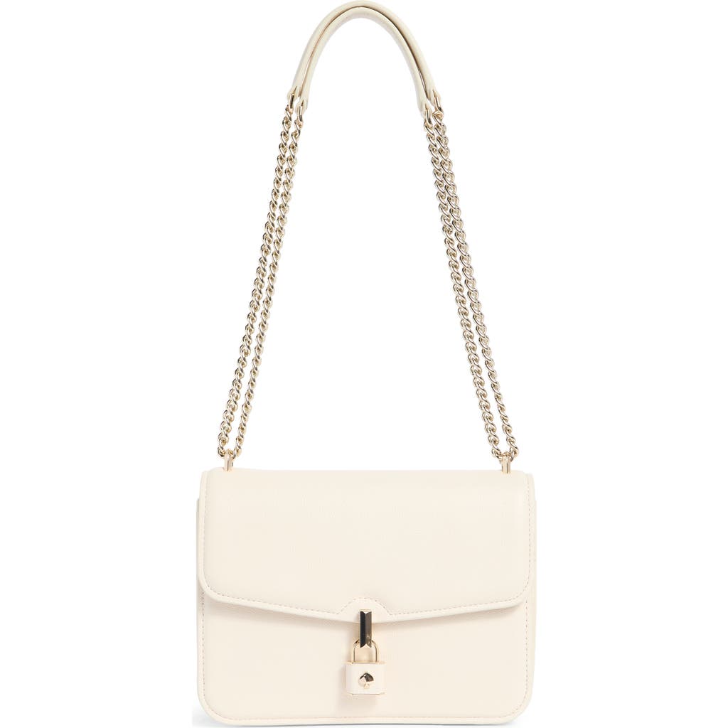 Kate Spade New York Locket Small Grain Leather Shoulder Bag In Sand