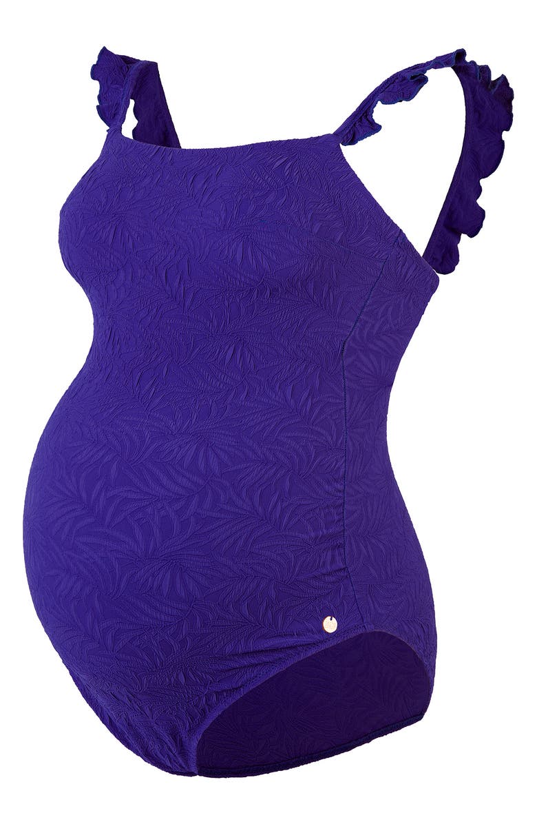 Cache Coeur Maldives Maternity One-Piece Swimsuit, Alternate, color, 