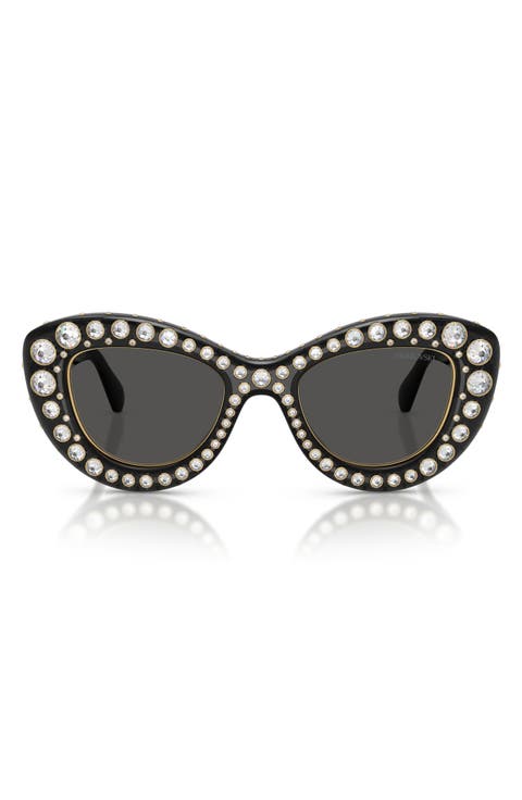 49mm Cat Eye Sunglasses