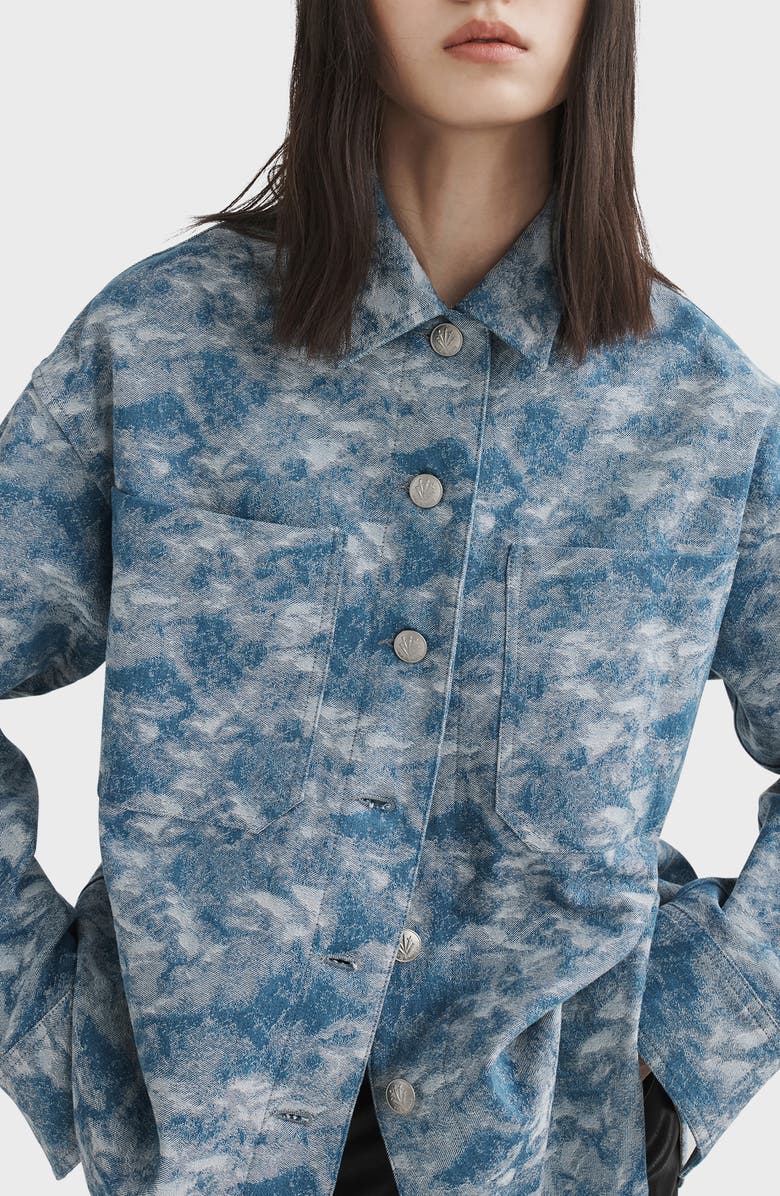 rag & bone Lory Denim Shirt Jacket, Alternate, color,