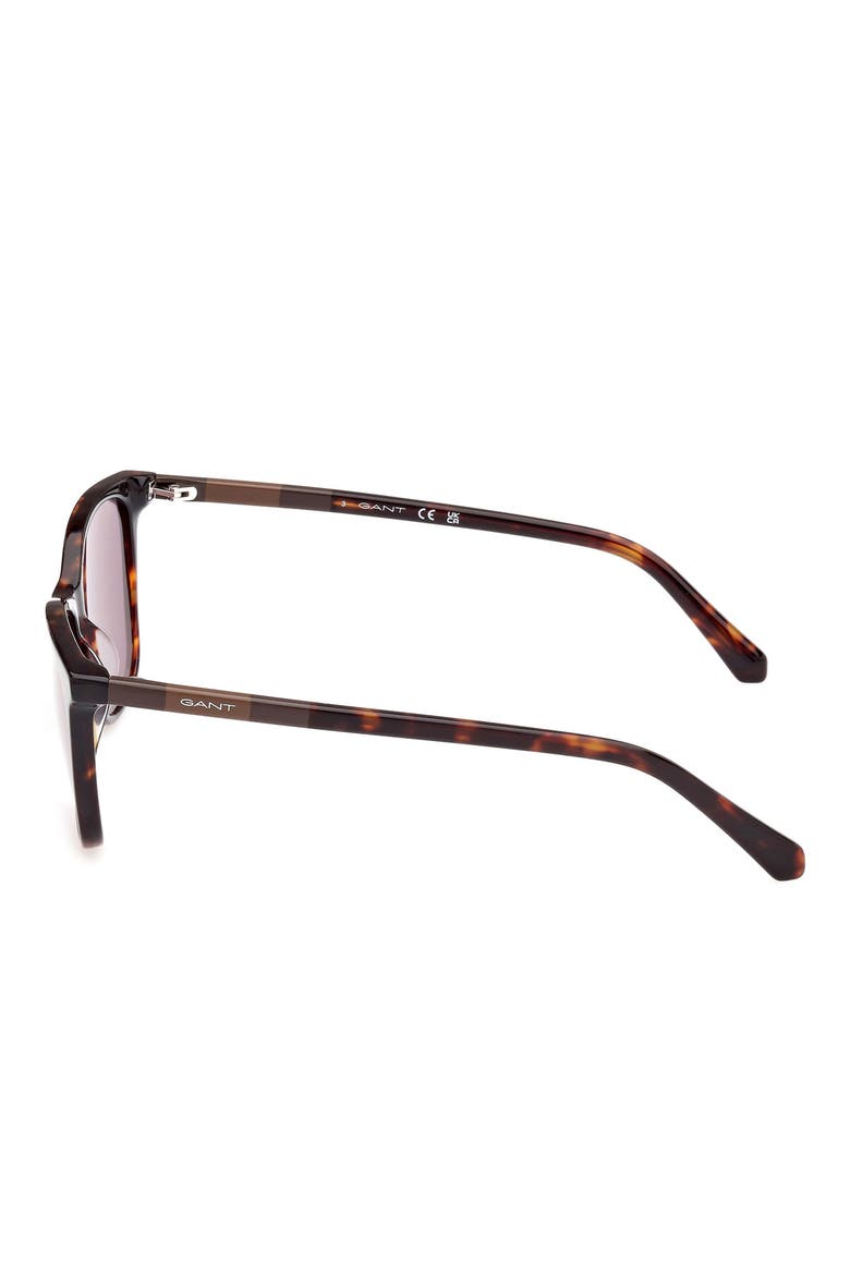 Square Sunglasses, Alternate, color, DARK HAVANA / BROWN