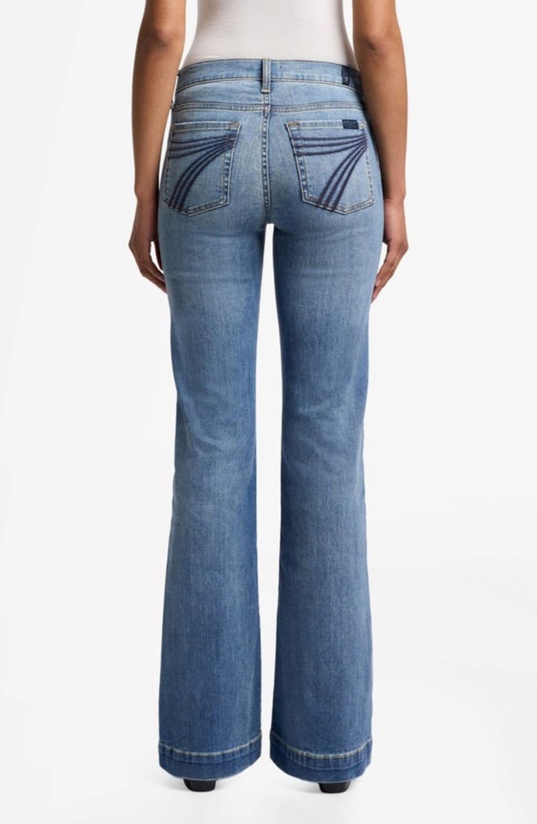 7 For All Mankind <sup>®</sup> 'Dojo' Wide Leg Jeans, Alternate, color, Disautlght