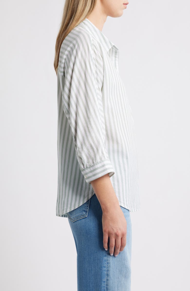 beachlunchlounge Wells Stripe Shirt, Alternate, color,