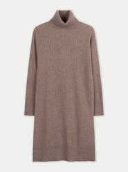 Gobi Cashmere Seamless T-Neck Cashmere Dress