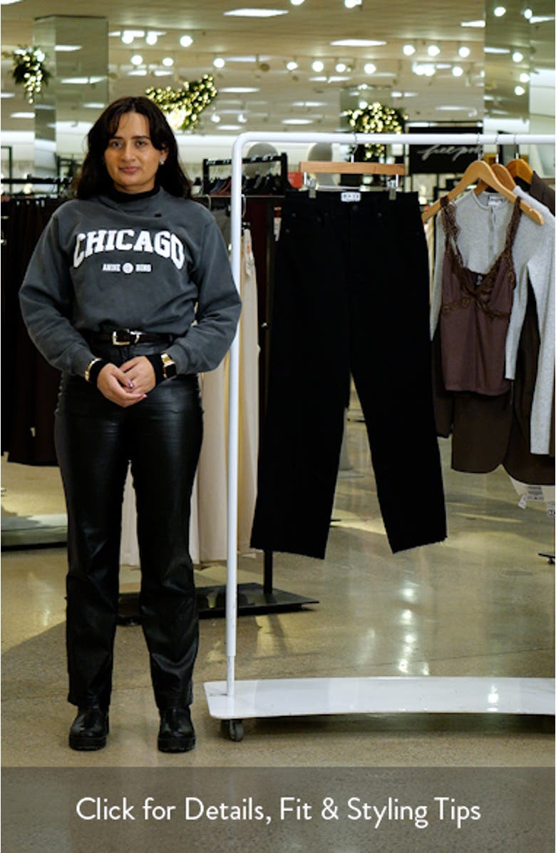 Shy Girl High Waist Raw Hem Crop Flare Jeans, sales video thumbnail