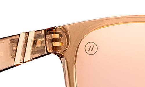 Blenders Eyewear 53.5mm M Class X2 Polarized Square Sunglasses In Orange